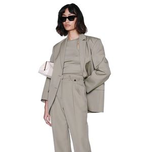 Anine Bing Morgan Tank in Green Khaki, Large, $80